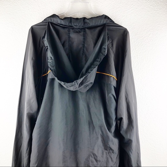 Men’s black pullover sauna sweat suit jacket S/M! - Picture 3 of 8